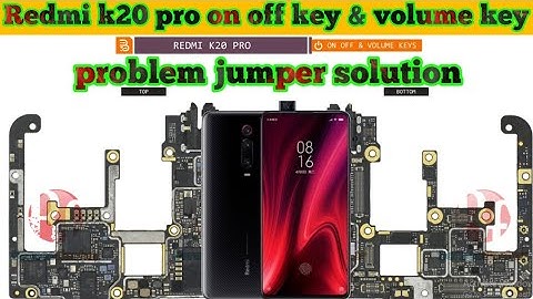Redmi K20 pro on off key & volume key not working solution|#thesoilboy