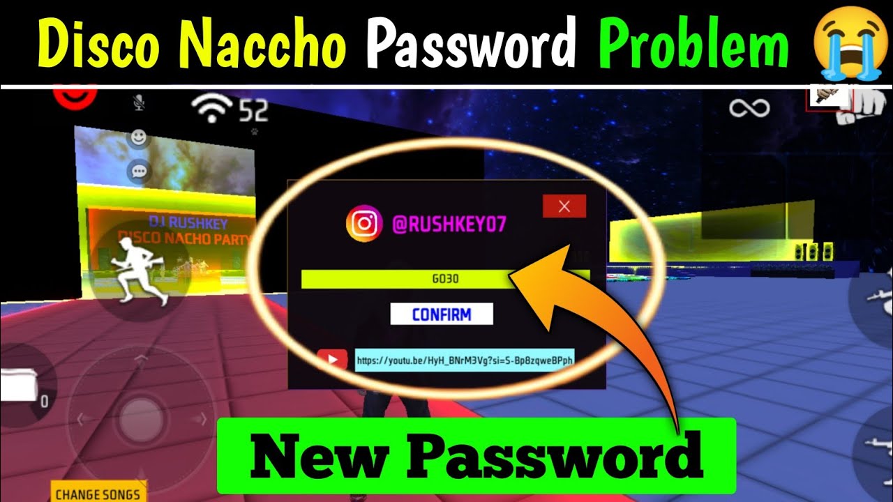 DISCO NACCHO MAP PASSWORD 🔑 NEW TRENDING DANCE MAP CODE FREE FIRE | FF ...