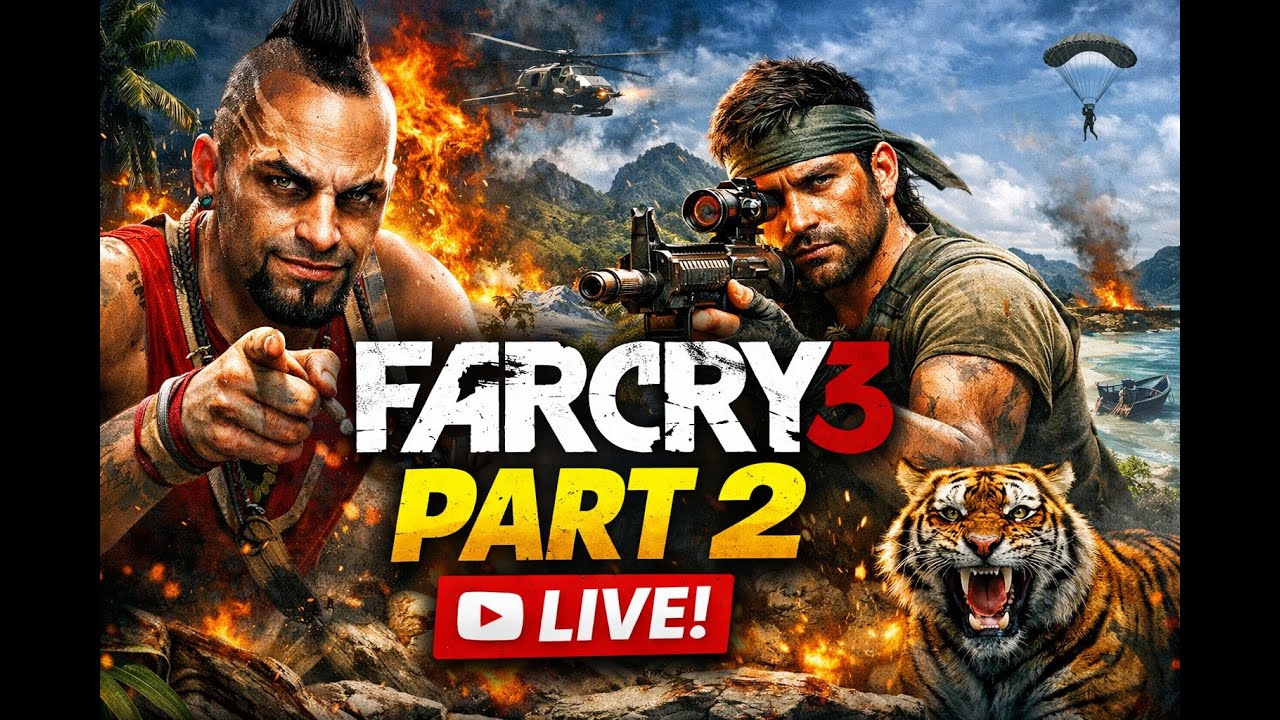 FAR CRY 3 LIVE  | Part 2 | Vaas Is Watching…