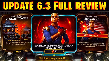 UPDATE 6.3 is LIVE in MK Mobile! Horrible Packs, Crazy Bugs. Homelander Hunt!