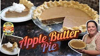 Apple Butter Pie - Easy 6-Ingredient Recipe (Pies of March 2025) @MennoniteFarmhouse