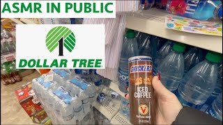Dollar Tree Walk Through | Gum Chewing Whispered Voice Over | ASMR In Public