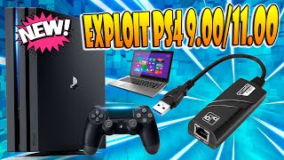 Tutorial Liberar Ps4 11.00 con un PC sin PUERTO LAN  usando un Adaptador BARATO! 3.20 Euros!!