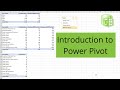 Excel Power Pivot Introduction - How to Use Power Pivot