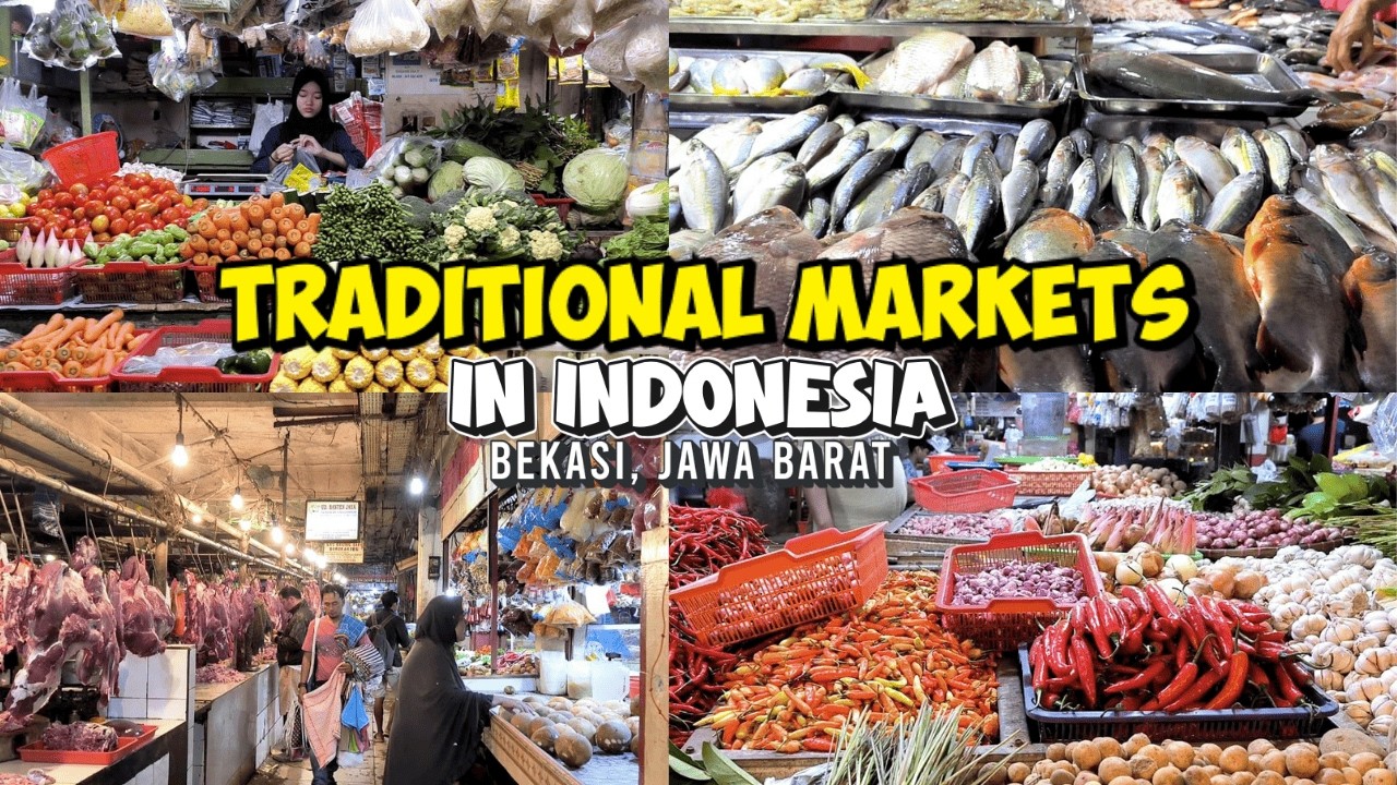 Pasar Kranggan Mas Kota Bekasi, Jawa Barat | Busy Morning at Indonesian Traditional Market