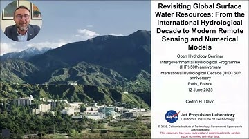 Technical session 1- 6. Global Hydrological Monitoring with NASA (Cédric David)