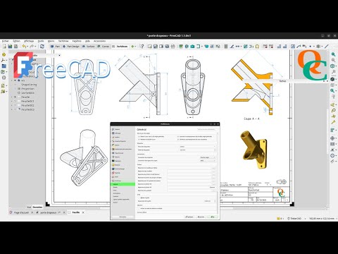 Techdraw Tutorial Comment paramétrer TechDraw avec FreeCAD 1.1.0 ? - YouTube