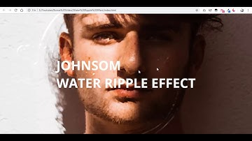 Water Ripple Effect Using Jquery Ripples Plugin