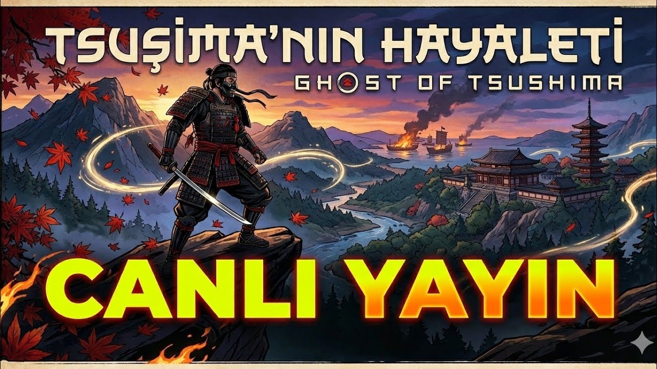 Ghost of Tsushima live CANLI YAYIN part 12 harita temizlik devam