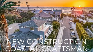Welcome to this New Construction Coastal Craftsman in Del Mar