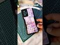 Floral theme phone case / journal phone case / purple phone case #shorts #phonecase #art