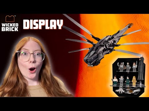 How to assemble the Wicked Brick Wall Mount Display, for the LEGO  