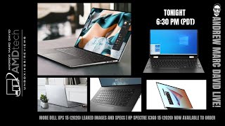 More Dell XPS 15 (2020) Images & Specs Leaked | HP Spectre X360 15 (2020) Available to Order
