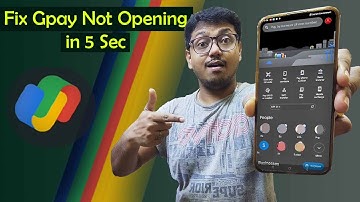 How to fix google pay (Gpay ) not opening issue? Google pay app stucked at Home Screen | Fix in 5sec