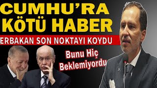 Erdoğanın Peşinde Olduğu Partiden Cumhura Kötü Haber: Erbakan Resti Çekti