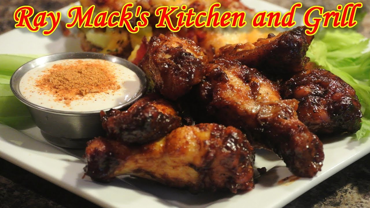 Kansas City BBQ Chicken Wings - How To Grill - YouTube