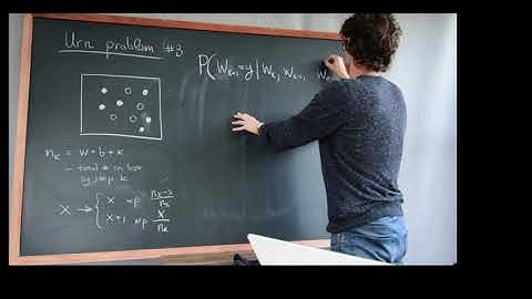 160B. Lecture 2. Part 5 (Urn problem #3 -- Polya