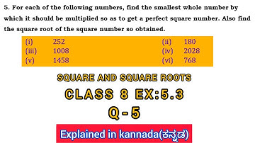 for each of the following numbers find the smallest whole number by which it should be multiplied
