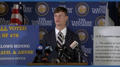 Iowa State Auditor Rob Sand confirms his office has received audit request from DMPS