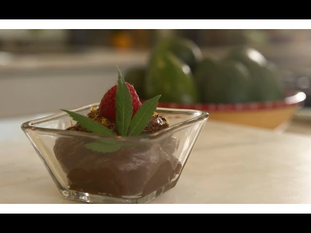 Canna-Avocado Chocolate Mousse