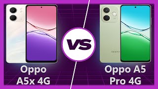 Oppo A5x 4G vs Oppo A5 Pro 4G