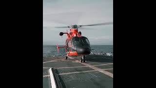 Coast Guard Barbers Point MH-65E Dolphin aircrew conducted deck landing qualifications