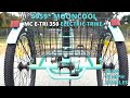 959 mooncool mc etri 350 electric trike  unboxing assembly test ride  review