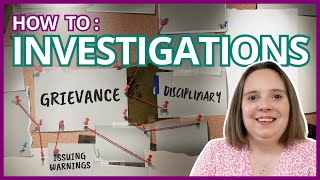 How to: Investigations