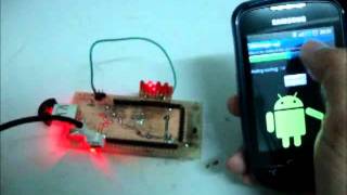 IOIO android via bluetooth (Hand made).flv