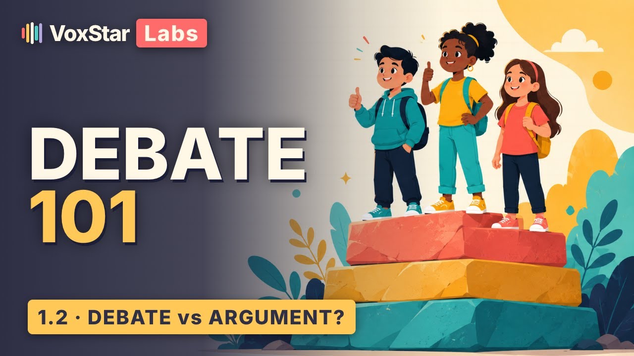 Kids Debate Foundation 1.2. Debate vs Argument vs Discussion
