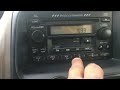 2002 to 2006 Honda CR-V radio Code