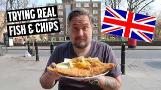 Americans Try Fish and Chips in London England for the First Time