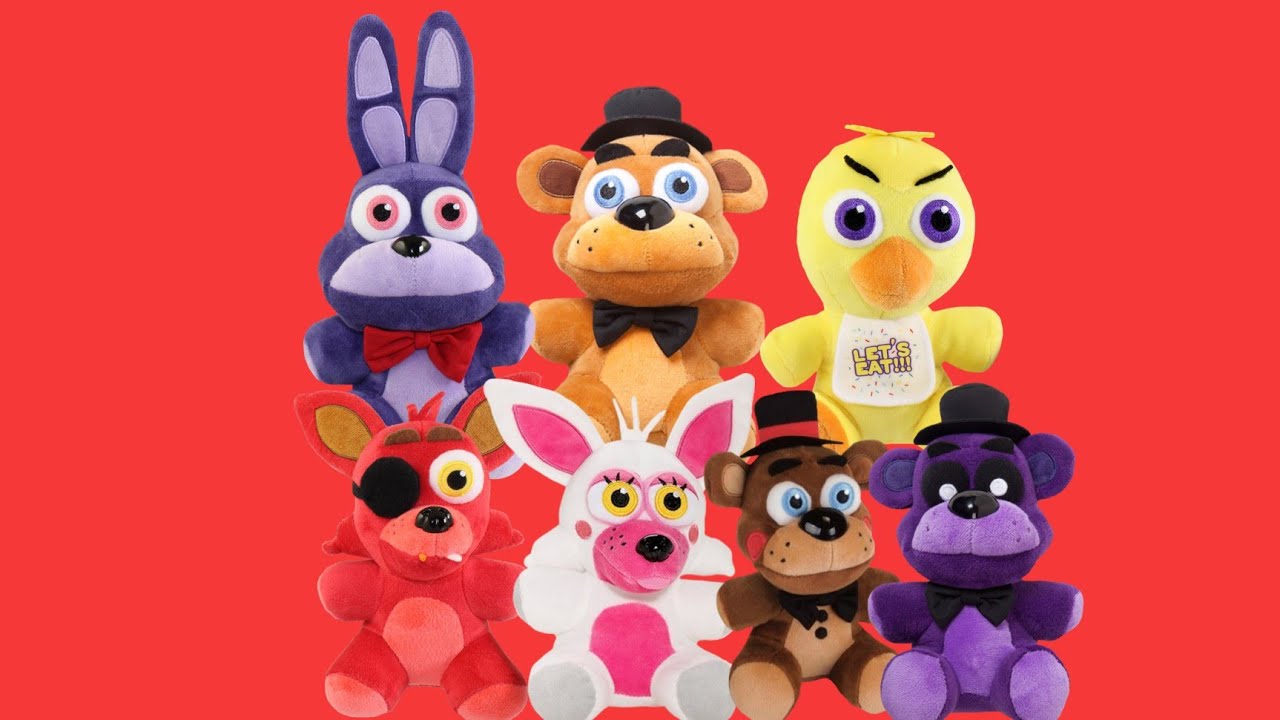 funko original wave 1 fnaf plushies review - YouTube