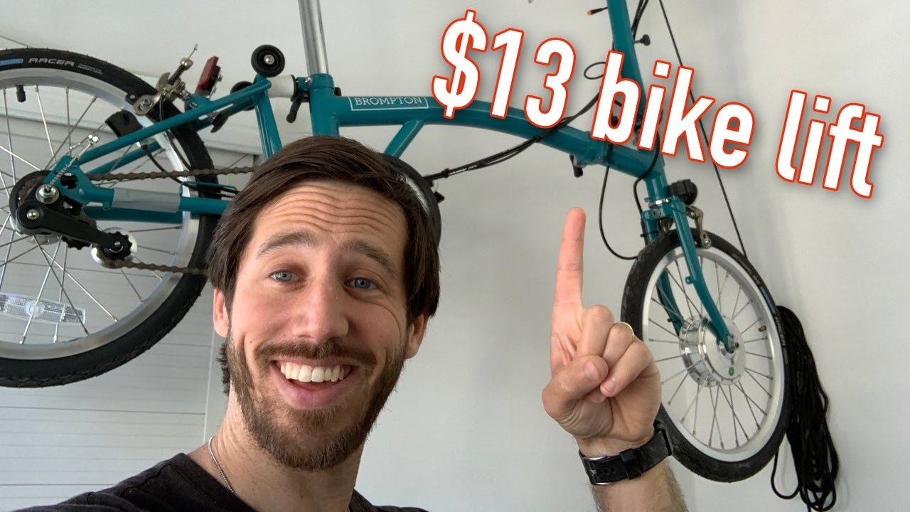 Unbox and installing cheap bicycle lift (e-bike hoist)