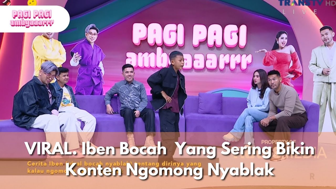 VIRAL! Iben Bocah  Yang Sering Bikin Konten Ngomong Nyablak - PAGI PAGI AMBYAR (16/1/26) P4