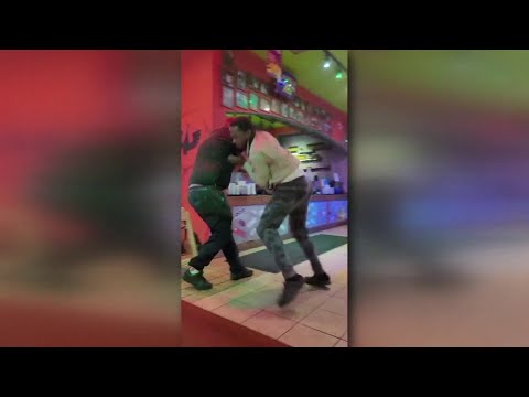 Video: Man acting belligerent in Jacksonville Tijuana Flats throws high chair, shoves manager