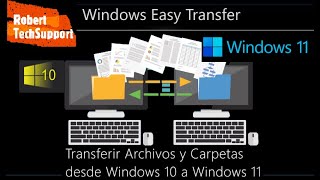 Windows Easy Transfer. Part 1 - Trasferir o Migrar todos tus datos desde Windows 10 a Windows 11.
