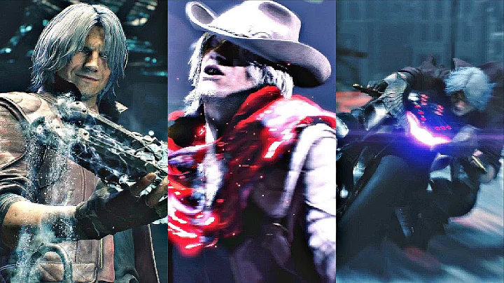 DEVIL MAY CRY 5 - All Dante Weapons Cutscenes & Tr...
