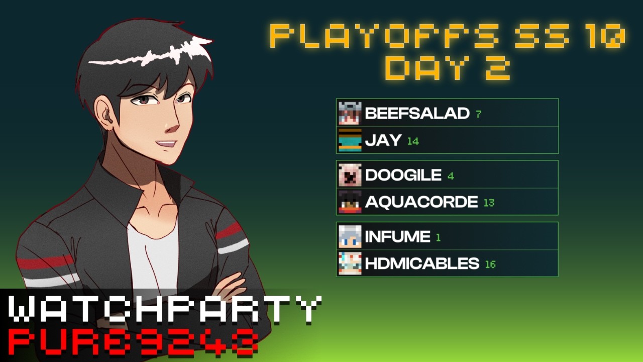 Mcsr Bracket ดูแข่ง Minecraft รอบ Playoffs วันที่ 2 (MCSR Ranked ซีซันที่ 10 ...