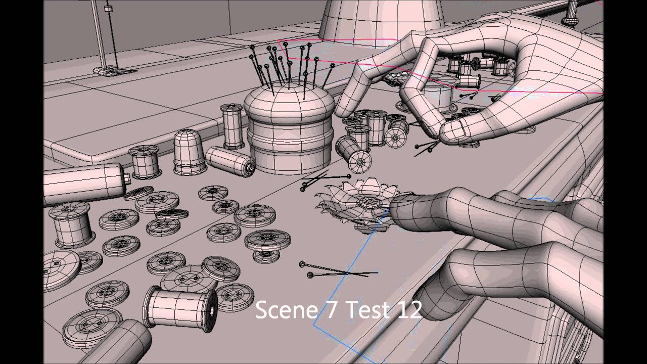 WaS Animation Tests Scene 7 - YouTube