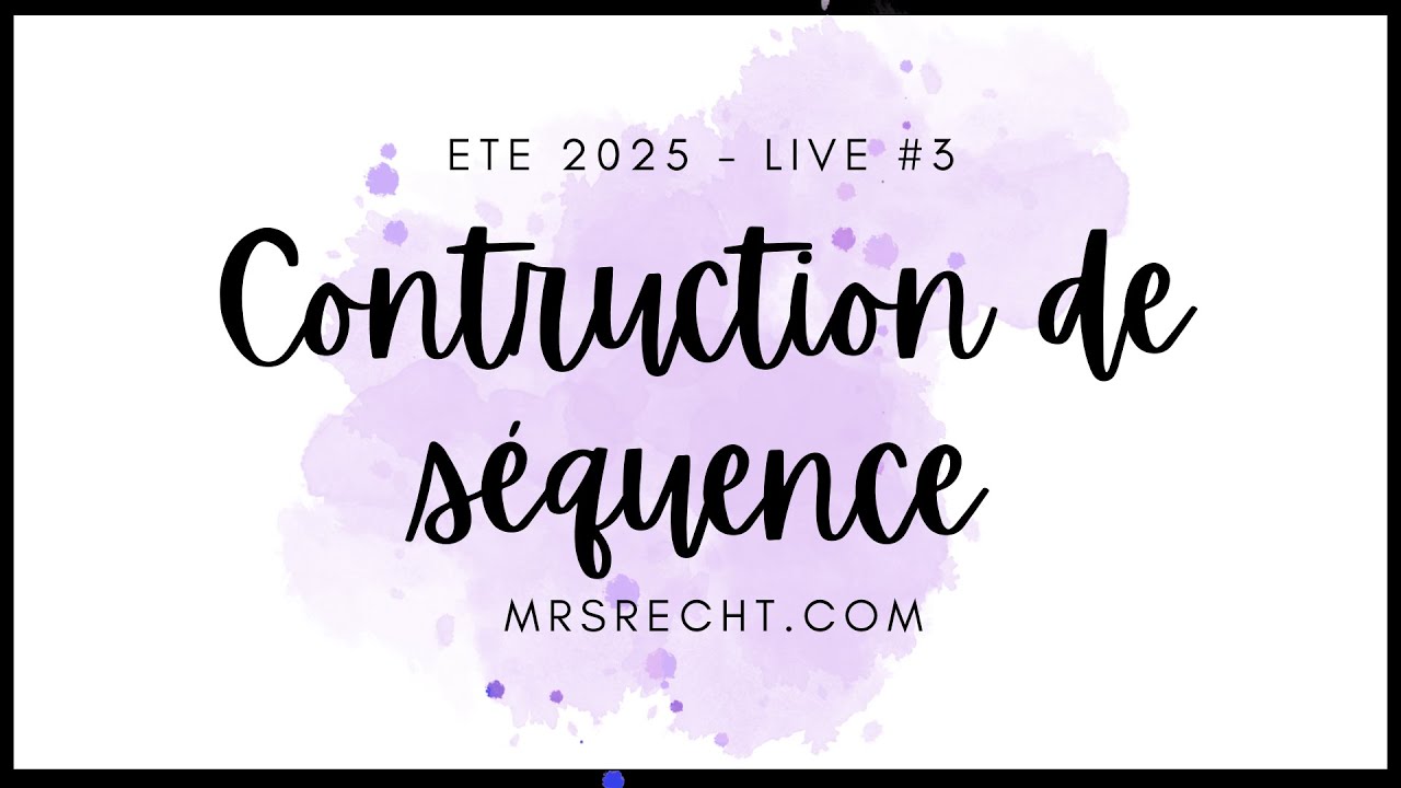 Professeur d'anglais - Construction d'une séquence