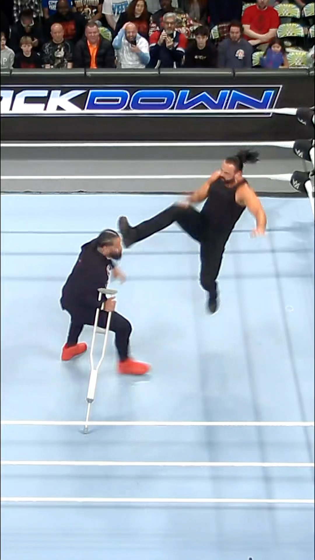 Drew McIntyre had heard enough talking from Jimmy Uso ?