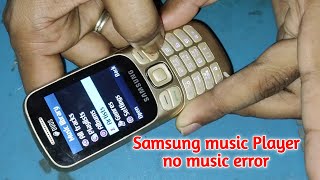 Samsung B310E Music Player No music error Solved screenshot 4