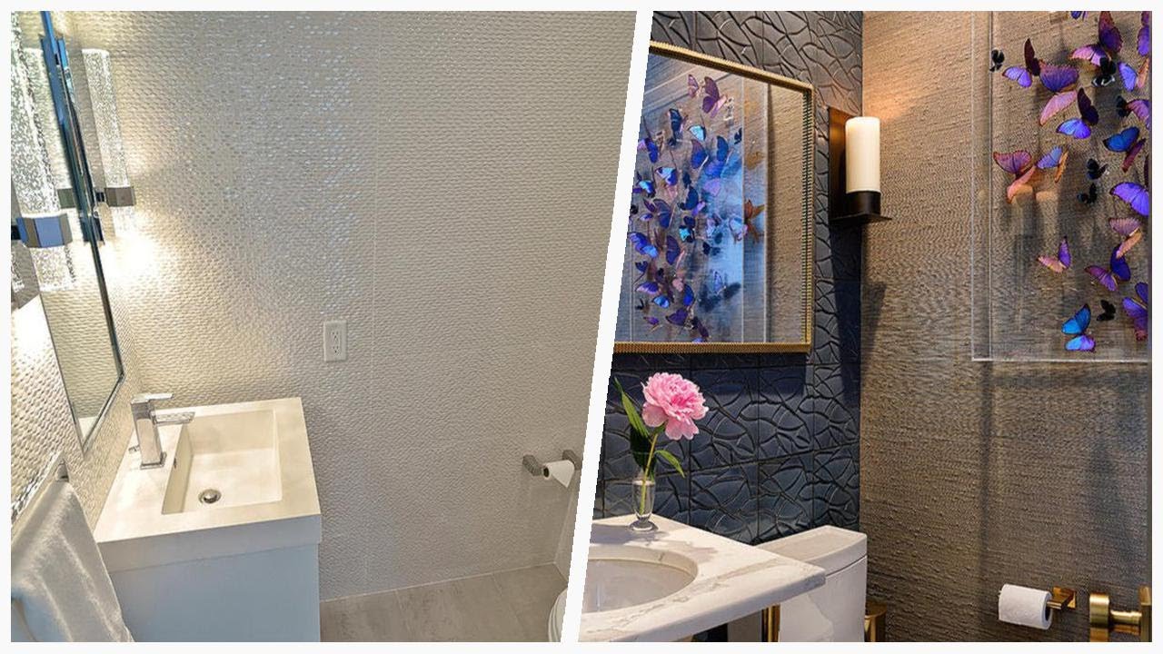 Transforming Small Powder Rooms with Chic Beige and White | Designer ...