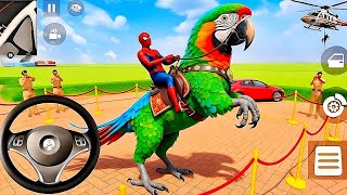 😱Indian Thief Auto Simulator 😍Parrot🦜 Purchase Mission🔥Spider-Man & Lion Fight💥 Zombie City Gameplay screenshot 1