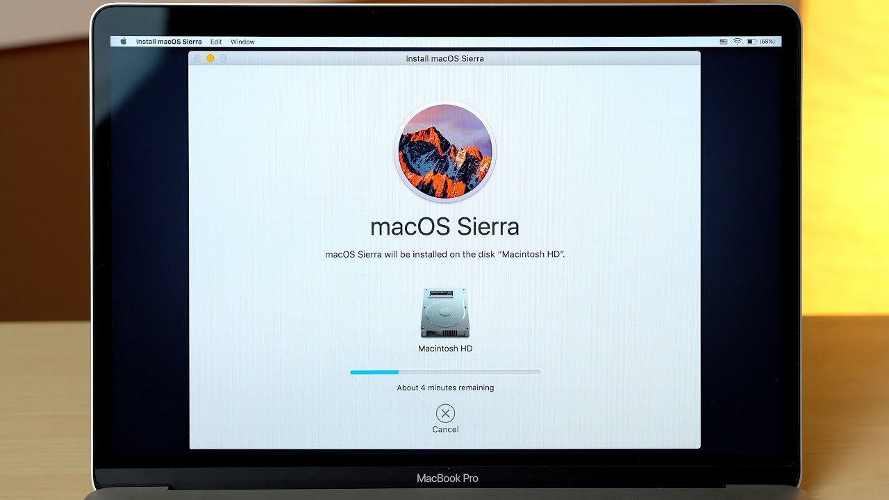 how to factory resat macbook os x