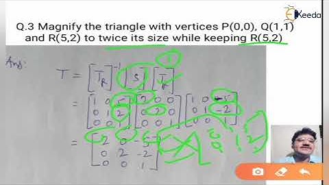 Numerical on Composite Transformation - Area Filling, Transformations - Computer Graphics and VR