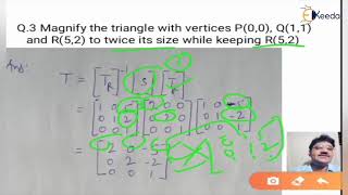 Numerical on Composite Transformation - Area Filling, Transformations - Computer Graphics and VR