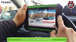 Toyota Corolla, 2015, H 8A8E Chipli Yedek Anahtar
