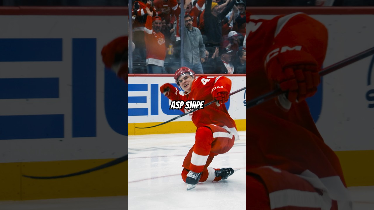 Axel Sandin-Pellikka with a top shelf beauty vs the Islanders